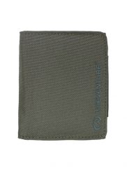 Portfel antykradzieżowy Lifeventure Recycled RFID Wallet - olive. Zielone portfele Lifeventure, bez wzorów, z nylonu. Za 94.59 zł.
