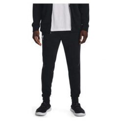 Spodnie dresowe męskie UNDER ARMOUR Rival Terry joggery. Czarne joggery i bojówki Under Armour, l, bez wzorów, z dresówki. W wyprzedaży za 149.00 zł.