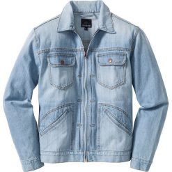 Kurtka dżinsowa Regular Fit bonprix jasnoniebieski "bleached used". Kurtki marki B'TWIN. Za 79.99 zł.