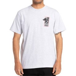 Koszulka sportowa męska RVCA Security Service. Szare t-shirty sportowe RVCA, bez wzorów, z bawełny, bez ramiączek. W wyprzedaży za 85.00 zł.