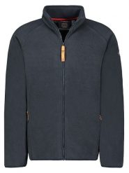 Geographical Norway Kurtka polarowa "Tasco" w kolorze granatowym rozmiar: L. Niebieskie kurtki Geographical Norway, l, bez wzorów, z polaru, bez kaptura. Za 180.91 zł.