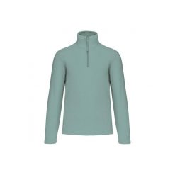 Polar z kołnierzem na zamek błyskawiczny Kariban Enzo. Niebieskie bluzy z polaru KARIBAN, m, bez wzorów, z polaru, bez kaptura. Za 177.00 zł.