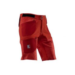 Spodenki rowerowe LEATT Shorts MTB AllMtn 3.0. Czerwone spodenki rowerowe LEATT, bez wzorów, rowerowe. Za 669.00 zł.