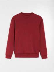Bluza z długim rękawem - czerwony. Czerwone bluzy bez kaptura Sinsay, l, bez wzorów, bez kaptura. W wyprzedaży za 13.99 zł.