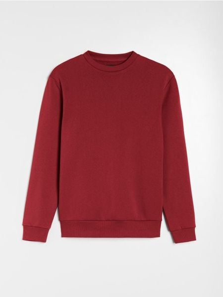 Bluza z długim rękawem - czerwony. Czerwone bluzy bez kaptura Sinsay, l, bez wzorów, bez kaptura. W wyprzedaży za 13.99 zł.