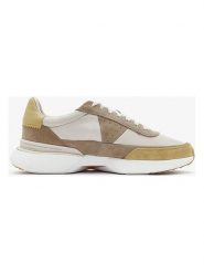 Clarks Skórzane sneakersy "Craft Pace" w kolorze beżowo-jasnobrązowym rozmiar: 41. Brązowe buty sportowe casual Clarks, bez wzorów, bez zapięcia. Za 325.45 zł.
