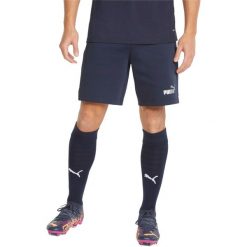 Spodenki Puma Teamfinal Casuals Shorts, Mężczyźni. Niebieskie szorty Puma, m, bez wzorów, z bawełny, sportowe. Za 157.99 zł.