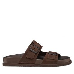 Klapki Geox. Brązowe klapki Geox. Za 359.99 zł.