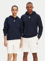 Lacoste Bluza SH2740 Granatowy Regular Fit. Niebieskie bluzy LACOSTE, m, bez wzorów, z bawełny, bez kaptura. Za 359.99 zł.
