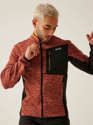 Regatta Kurtka polarowa "Baslinn" w kolorze czerwonym rozmiar: L. Czerwone kurtki Regatta, l, bez wzorów, z polaru, bez kaptura. Za 123.45 zł.