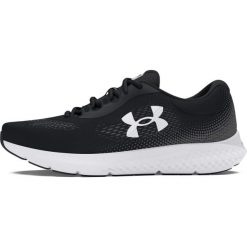 Buty Under Armour Charged Rogue 4, Mężczyźni. Białe buty do biegania Under Armour, bez wzorów, bez zapięcia, do biegania. W wyprzedaży za 279.45 zł.