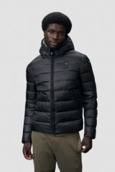 BLAUER Czarna kurtka męska Acton Short Jackets. Niebieskie kurtki Blauer USA, l, bez wzorów, z poliamidu, bez kaptura. W wyprzedaży za 959.99 zł.