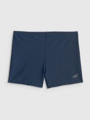 4F Kąpielówki męskie - granatowe L. Niebieskie kąpielówki 4F, l, bez wzorów, biznesowe. Za 59.99 zł.