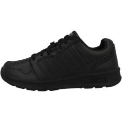 Sneakersy K-Swiss Rival Trainer. Czarne buty sportowe casual K-SWISS, bez wzorów, z gumy, bez zapięcia. Za 229.00 zł.