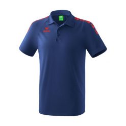 Polo 5-C Erima Essential. Czerwone koszulki polo Erima, m, bez wzorów, z bawełny, bez kołnierzyka, bez ramiączek. W wyprzedaży za 128.00 zł.