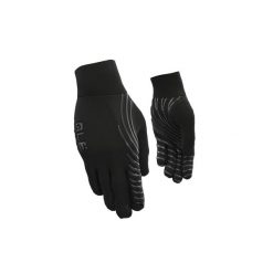 Rękawiczki rowerowe Alé Cycling Spirale. Czarne rękawiczki ALÉ CYCLING, bez wzorów. W wyprzedaży za 118.99 zł.