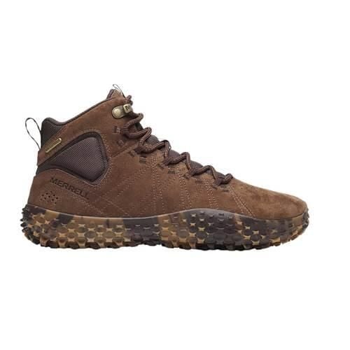 Buty do biegania męskie Merrell J007107. Brązowe buty do biegania Merrell, bez wzorów, z materiału, bez zapięcia, do biegania. Za 652.00 zł.