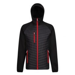 Męska Hybrydowa Kurtka Z Kapturem Navigate. Czarne kurtki Regatta, m, bez wzorów, z kapturem. Za 205.99 zł.