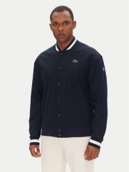 Lacoste Kurtka bomber SH1045 Granatowy Regular Fit. Niebieskie kurtki LACOSTE, m, bez wzorów, z syntetyku, bez kaptura. Za 739.99 zł.