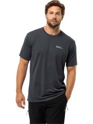 Jack Wolfskin Koszulka funkcyjna "Vonnan" w kolorze antracytowym rozmiar: XXL. Czarne t-shirty sportowe Jack Wolfskin, bez wzorów, z materiału, bez ramiączek, outdoorowe. Za 145.94 zł.