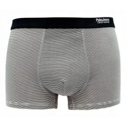 Majtki, Bokserki Czarne w Paski, Męskie, Elastyczne, Obcisłe, -Pako Jeans. Czarne bokserki Pako Jeans, l, bez wzorów, z bawełny. Za 33.00 zł.