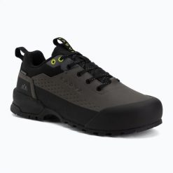 Buty trekkingowe męskie KADVA Strike Low WP. Czarne buty turystyczne KADVA, na jesień, bez wzorów, z gumy, przed kostkę, bez zapięcia, trekkingowe. Za 349.99 zł.