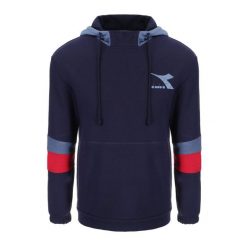 Bluza męska DIADORA HOODIE SWEAT SHIELD. Żółte bluzy Diadora, m, bez wzorów, bez kaptura. Za 89.99 zł.
