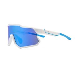 Sportowe okulary przeciwsłoneczne unisex - TR90 / Ochrona UV400 (Białe). Białe okulary przeciwsłoneczne SURF MONKEY. Za 239.95 zł.