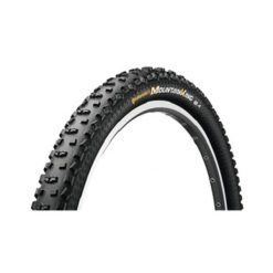 Miękka opona do rowerów górskich Continental Mountain King 58-622. Czarne bezrękawniki CONTINENTAL, bez wzorów, bez kołnierzyka, bez ramiączek. Za 333.22 zł.