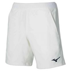 Spodenki tenisowe męskie Mizuno 8 in Flex Short. Białe szorty Mizuno, m, bez wzorów, sportowe. Za 209.99 zł.