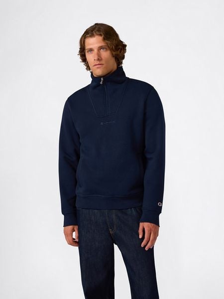 Champion Bluza w kolorze granatowym rozmiar: L. Niebieskie bluzy Champion, l, bez wzorów, z bawełny, bez kaptura. Za 135.81 zł.