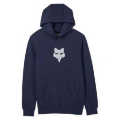 Bluza z kapturem męska Fox Fox Head Fleece Po. Niebieskie bluzy FOX, m, bez wzorów, z kapturem. Za 266.99 zł.