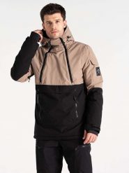 Dare 2b Kurtka narciarska "T-Bar" w kolorze beżowo-czarnym rozmiar: XXL. Brązowe kurtki narciarskie i snowboardowe Dare 2B, xxl, bez wzorów, narciarskie. Za 371.56 zł.