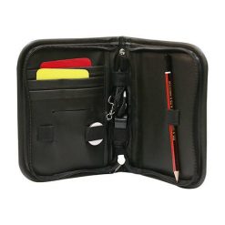 Portfel sędziego z akcesoriami - 2514. Białe portfele Softee, bez wzorów, ze skóry. Za 172.99 zł.