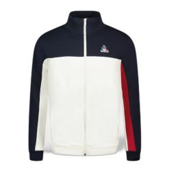 Kurtka z dresu Le Coq Sportif Tri SP N°1. Białe kurtki le coq sportif, m, bez wzorów, z dresówki, bez kaptura. Za 425.55 zł.