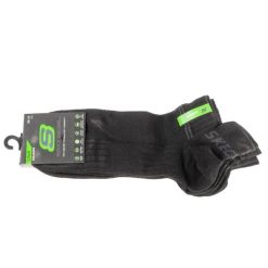 Skarpetki sportowe dla dorosłych 3PPK Bamboo Mesh Sneaker Socks. Czarne skarpetki sportowe Skechers, bez wzorów, z elastanu. Za 54.99 zł.