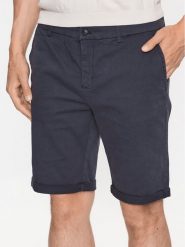 Lindbergh Szorty materiałowe 30-505044 Niebieski Slim Fit. Niebieskie szorty Lindbergh, m, bez wzorów, z bawełny. Za 179.99 zł.