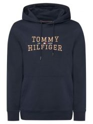 Tommy Hilfiger Bluza Icon Intechno MW0MW42528 Granatowy Regular Fit. Niebieskie bluzy Tommy Hilfiger, m, bez wzorów, z bawełny, bez kaptura. Za 699.99 zł.