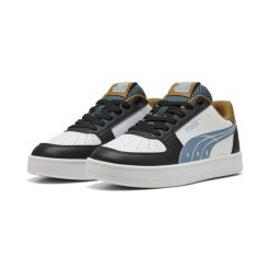Młodzieżowe sneakersy Caven 2.0 Run Fun PUMA Black Cool Blue White. Biała buty do koszykówki Puma, bez zapięcia, na jogę i pilates. Za 219.00 zł.