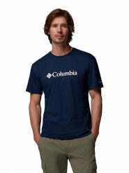 Columbia Koszulka w kolorze granatowym rozmiar: M. Niebieskie bezrękawniki Columbia, m, bez wzorów, z bawełny, bez kołnierzyka, bez ramiączek. Za 73.95 zł.