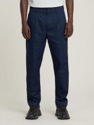 G-Star Spodnie chino w kolorze granatowym rozmiar: W33/L34. Niebieskie eleganckie spodnie G-Star, l, z bawełny, retro. Za 244.80 zł.