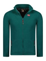 Geographical Norway Kurtka polarowa "Ulysse" w kolorze zielonym rozmiar: XXL. Zielone kurtki Geographical Norway, xxl, bez wzorów, z polaru, bez kaptura. Za 106.13 zł.