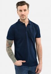 Koszulka polo O-SALLY. Koszulki polo sportowe Volcano, l, bez wzorów, z bawełny, bez kołnierzyka, bez ramiączek. Za 109.99 zł.