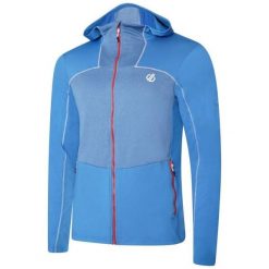 Męski polar turystyczny z suwakiem Revive II. Niebieskie bluzy z polaru Dare 2B, m, bez wzorów, z elastanu, bez kaptura. W wyprzedaży za 285.00 zł.