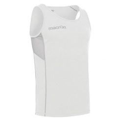Tank top Macron Nargis. Białe bezrękawniki Macron, bez wzorów, bez kołnierzyka, bez ramiączek. Za 182.00 zł.
