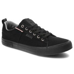 Czarne Trampki Big Star Męskie Wygodne Buty. Czarne trampki BIG STAR, m, bez wzorów, bez zapięcia. Za 109.00 zł.