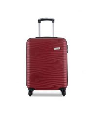 Semi Line Walizka kabinowa T5745-1 Bordowy. Czerwone walizki Semi-line, bez wzorów, z tworzywa sztucznego. Za 149.99 zł.