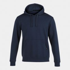 Bluza sportowa męska Joma Montana Hoodie. Niebieskie bluzy z kapturem Joma, m, bez wzorów, z bawełny, z kapturem. Za 190.00 zł.