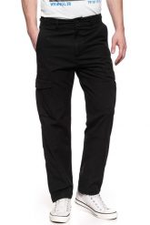 LEE SPODNIE MĘSKIE FATIGUE PANT BLACK L73ACJ01 112120319. Czarne spodnie materiałowe Lee, na co dzień, l, bez wzorów, z materiału, z obniżonym stanem. W wyprzedaży za 89.99 zł.