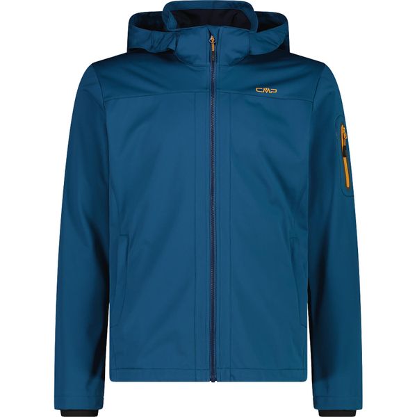 Kurtka softshell z kapturem CMP. Niebieskie kurtki CMP, na wiosnę, m, bez wzorów, z materiału, z kapturem. Za 294.99 zł.